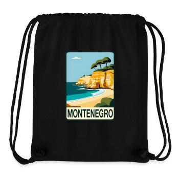 Montenegro - Stanley/Stella recycelter Gym Bag - Schwarz - Vorne