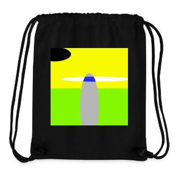 Space Landscape - Stanley/Stella Recycled Gym Bag - black - Front