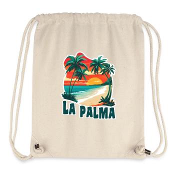 La Palma Kanaren - Stanley/Stella recycelter Gym Bag - Naturweiß - Vorne