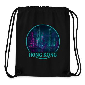Hong Kong Souvenir Cyberpunk - Stanley/Stella Recycled Gym Bag - black - Front