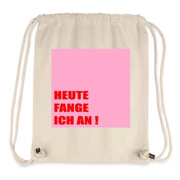Powerful Motivation Self-Confidence - Stanley/Stella Recycled Gym Bag - natural - Front