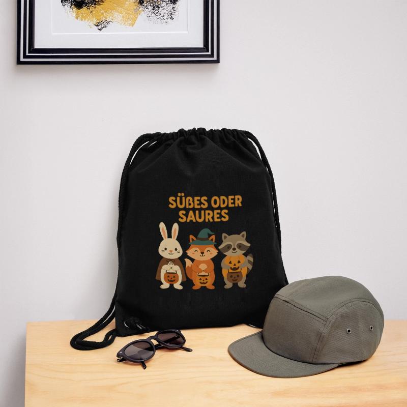 Süßes oder Saures - Waldtiere Stanley/Stella recycelter Gym Bag