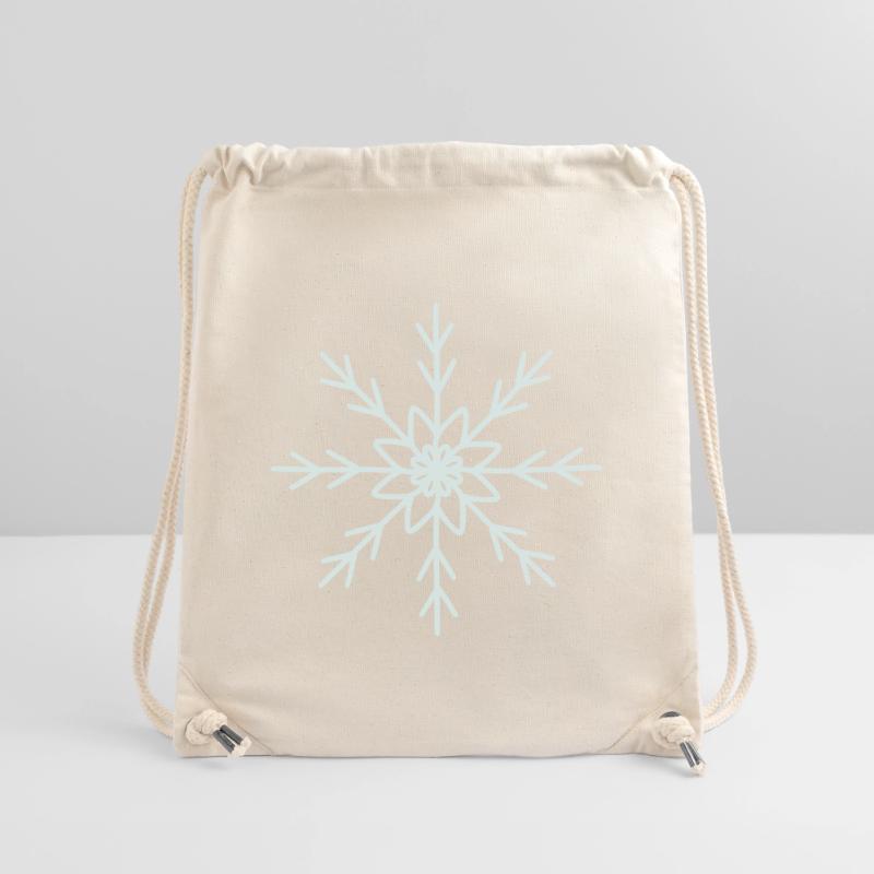 Elegant Snowflake Pattern Design Stanley/Stella Recycled Gym Bag