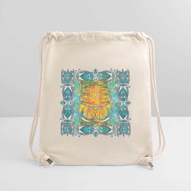 Celtic pattern with sun motifs Stanley/Stella Recycled Gym Bag