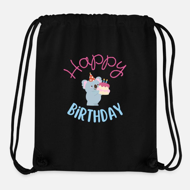 Alles Gute zum Geburtstag - Stanley/Stella recycelter Gym Bag - Schwarz