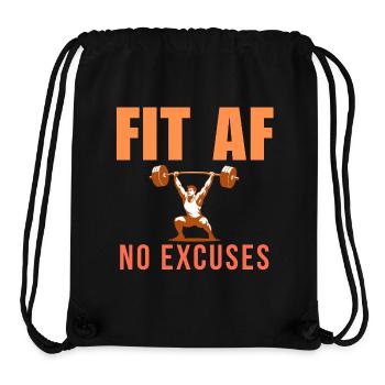 Motivation for Strength Training - Stanley/Stella Recycled Gym Bag - black - Front