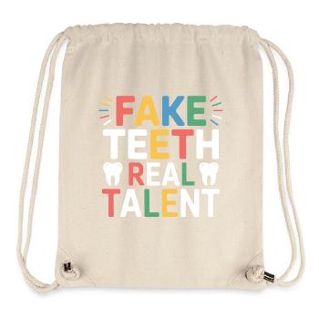 Dental Bridge Technician Art  - Stanley/Stella Recycled Gym Bag - natural - Front