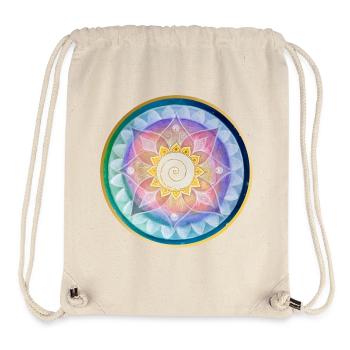 Conception harmonieuse de la méditation mandala - Sac à cordon recyclé Stanley/Stella - blanc naturel - Devant
