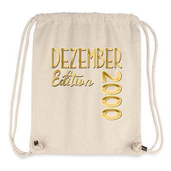 26. BIRTHDAY 2000 DECEMBER - Stanley/Stella Recycled Gym Bag - natural - Front