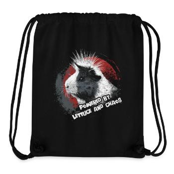 Meerschweinchen mit lustigem Spruch - Stanley/Stella recycelter Gym Bag - Schwarz - Vorne