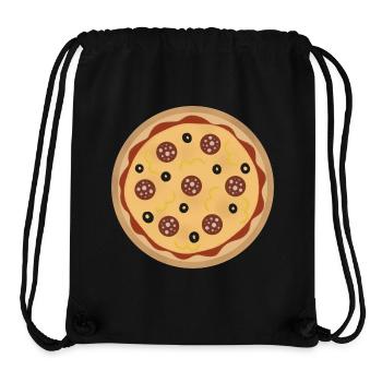 Pepperoni Pizza - Stanley/Stella Recycled Gym Bag - black - Front