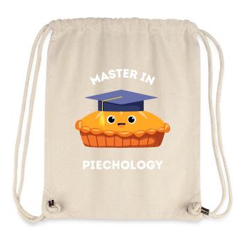 Master in Piechology – Funny Graduation Pun - Stanley/Stella Recycled Gym Bag - natural - Front