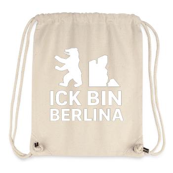 Ick bin Berlina - Stanley/Stella recycelter Gym Bag - Naturweiß - Vorne