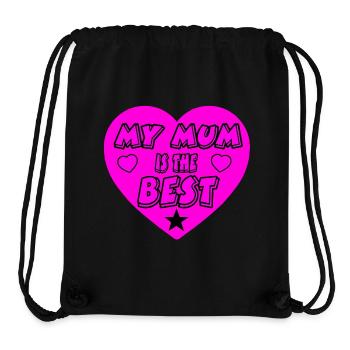 Mutter - Stanley/Stella recycelter Gym Bag - Schwarz - Vorne