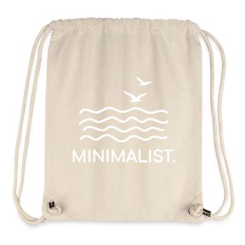 MINIMALISTISCH - OZEAN - Stanley/Stella recycelter Gym Bag - Naturweiß - Vorne