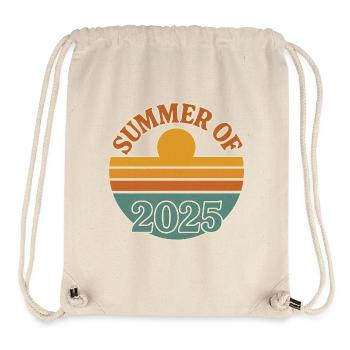 Sommer 2025 Retro Design - Stanley/Stella recycelter Gym Bag - Naturweiß - Vorne