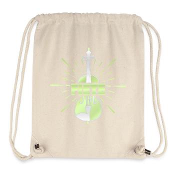 Instrument à cordes Fa - Sac à cordon recyclé Stanley/Stella - blanc naturel - Devant