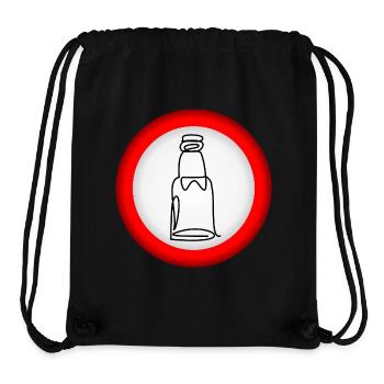 VERBOT BIERFLASCHE - Stanley/Stella recycelter Gym Bag - Schwarz - Vorne