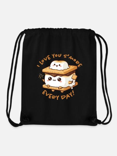 S'more Love Every Day - Stanley/Stella Recycled Gym Bag - black