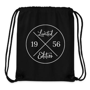 Limited edition 1956 - Geschenk 70. Geburtstag - Stanley/Stella recycelter Gym Bag - Schwarz - Vorne