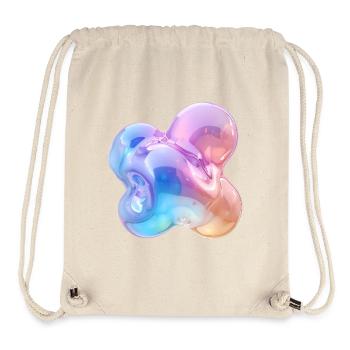 Glossy Pastel Abstract Bubble Design - Stanley/Stella Recycled Gym Bag - natural - Front