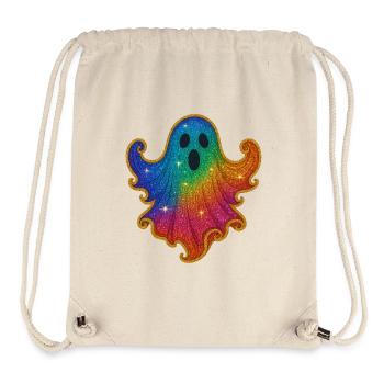 Regenbogen Geist Glitzer - Stanley/Stella recycelter Gym Bag - Naturweiß - Vorne