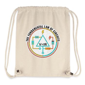 Geschenk für Elektroingenieur, Lustige Schaltkreise Shirt - Stanley/Stella recycelter Gym Bag - Naturweiß - Vorne