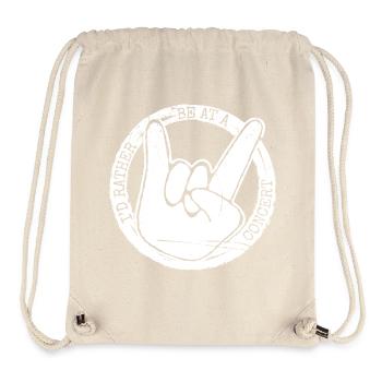 Fans de Concerts Idée Cadeau Musique Style Vintage - Sac à cordon recyclé Stanley/Stella - blanc naturel - Devant