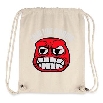 Calme comme une bombe Paradoxe Ironie Humour Blague explosive - Sac à cordon recyclé Stanley/Stella - blanc naturel - Devant