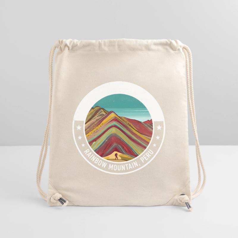Regenbogenberg Peru Farbexplosion Stanley/Stella recycelter Gym Bag