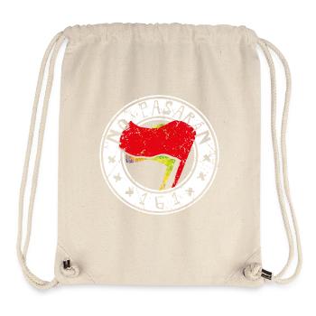 no pasaran 161 - Stanley/Stella recycelter Gym Bag - Naturweiß - Vorne