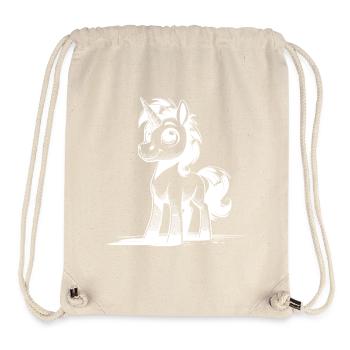 Magisches süsses Einhorn das dich anlacht - Stanley/Stella recycelter Gym Bag - Naturweiß - Vorne
