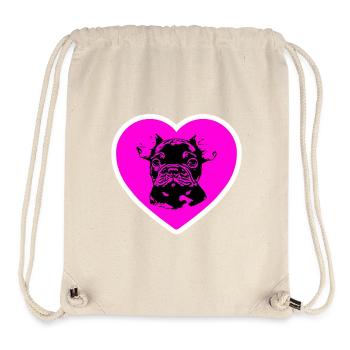 Bulldoge - Stanley/Stella recycelter Gym Bag - Naturweiß - Vorne
