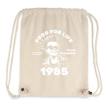 40. Geburtstag Pogo for life since 12/1985 - Stanley/Stella recycelter Gym Bag - Naturweiß - Vorne