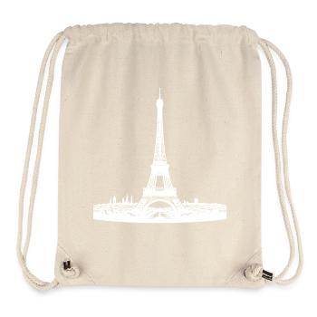 Französischer Blickfang Eiffelturm typisch Paris - Stanley/Stella recycelter Gym Bag - Naturweiß - Vorne