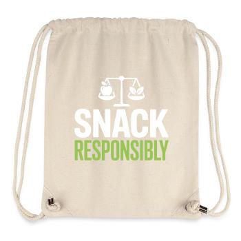 Ernährungsbegutachtung durch registrierte Diätassistenten - Stanley/Stella recycelter Gym Bag - Naturweiß - Vorne
