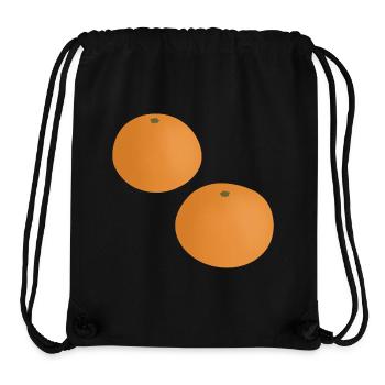 Mandarin Oranges - Stanley/Stella Recycled Gym Bag - black - Front