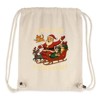 Cats For Everybody - Stanley/Stella recycelter Gym Bag - Naturweiß - Vorne