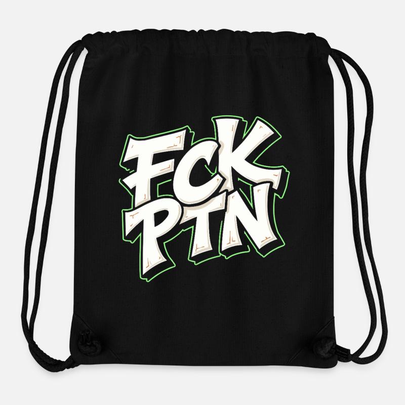 FCK PTN Anti Putin Statement - Stanley/Stella Recycled Gym Bag - black