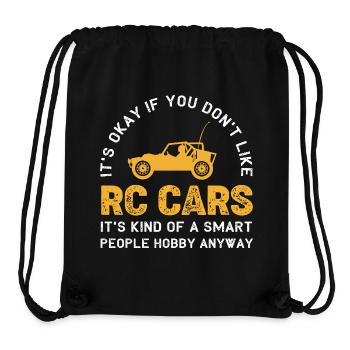 Voiture jouet RC Car - Sac à cordon recyclé Stanley/Stella - noir - Devant