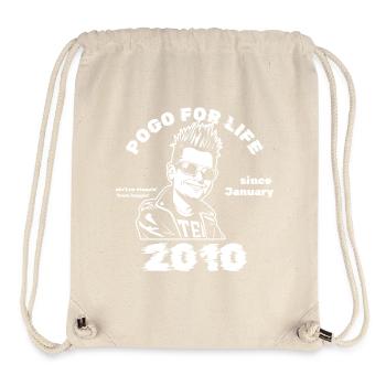 16. Geburtstag Pogo for life since 01/2010 - Stanley/Stella recycelter Gym Bag - Naturweiß - Vorne