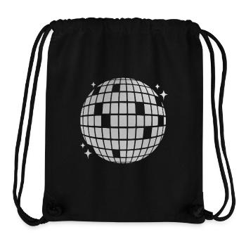 Discokugel-Mosaik Glanz - Stanley/Stella recycelter Gym Bag - Schwarz - Vorne