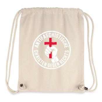 Anti-fascist Catholics against the right - Stanley/Stella Recycled Gym Bag - natural - Front