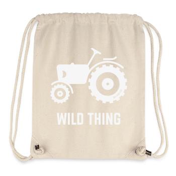 Wild Thing (Trecker / Traktor / Landwirt / White) - Stanley/Stella recycelter Gym Bag - Naturweiß - Vorne