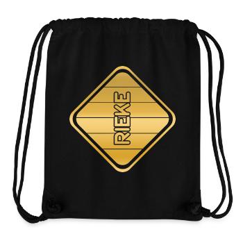 First name Rieke - Stanley/Stella Recycled Gym Bag - black - Front