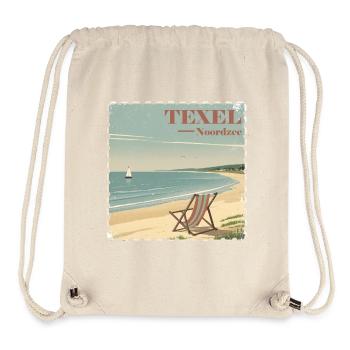 Texel Noordzee - Stanley/Stella recycelter Gym Bag - Naturweiß - Vorne