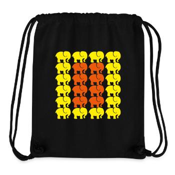 ELEFANT - Stanley/Stella recycelter Gym Bag - Schwarz - Vorne