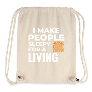 Zertifizierter klinischer Hypnotherapeut - Stanley/Stella recycelter Gym Bag - Naturweiß - Vorne