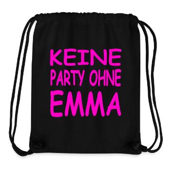 Emma - Stanley/Stella recycelter Gym Bag - Schwarz - Vorne