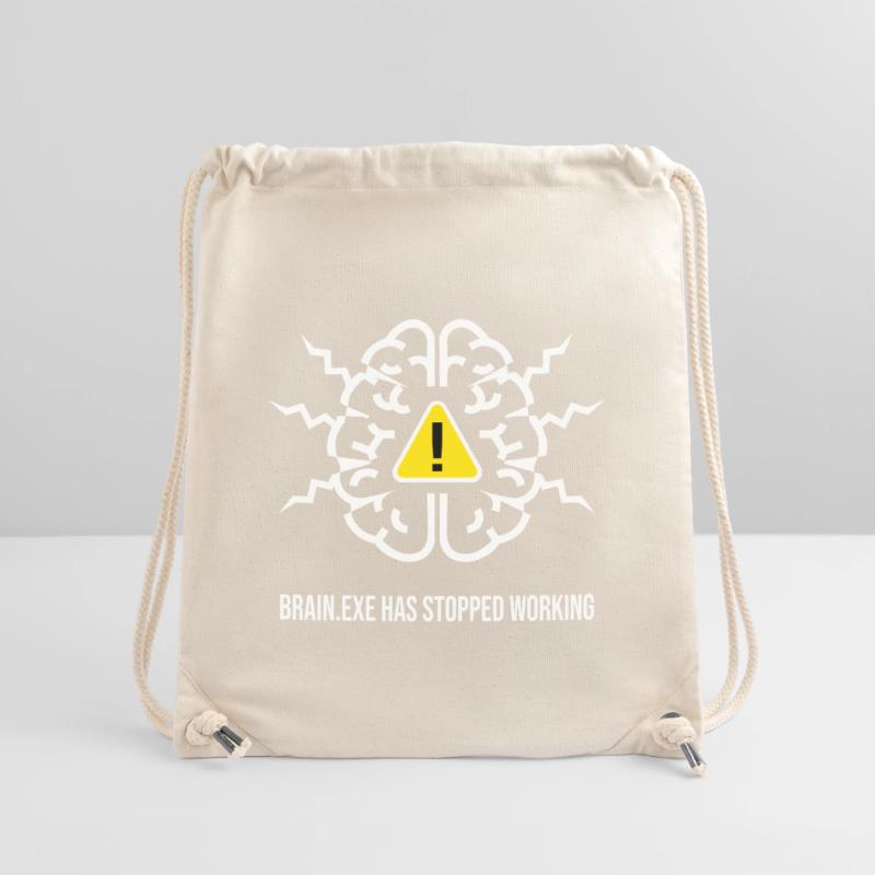 BRAIN.EXE HAS STOPPED WORKING - Brain Failure BL Stanley/Stella Recycled Gym Bag